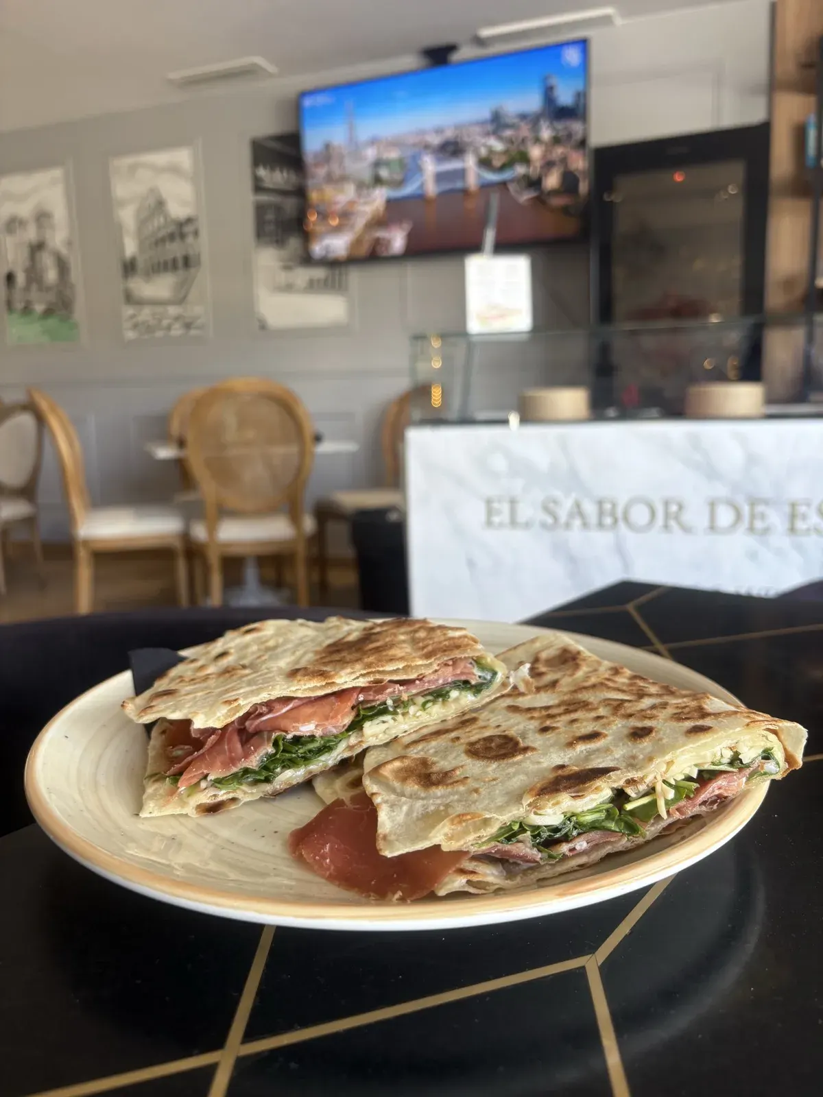 Piadina en Malva Coffee, Playa Flamenca