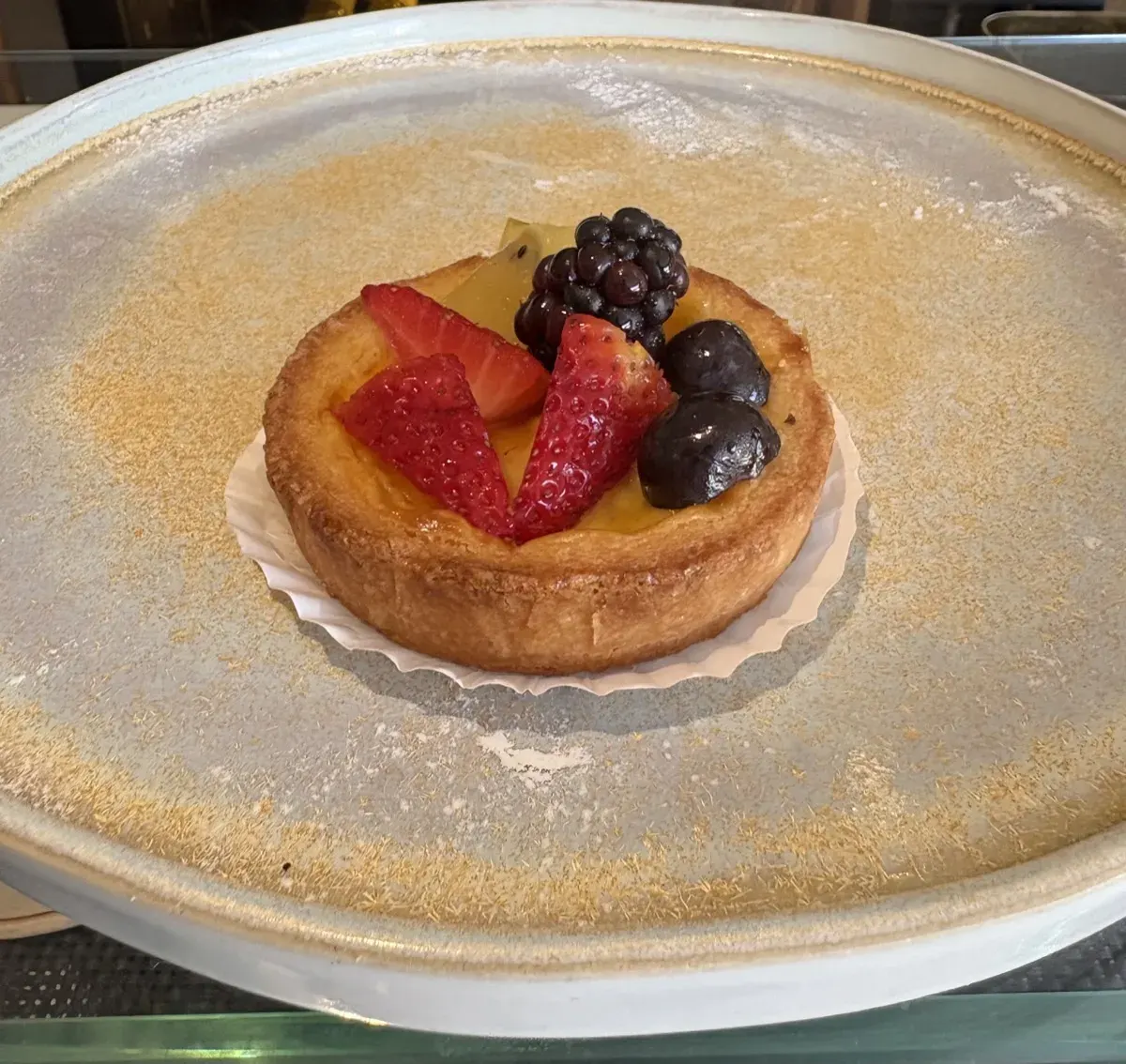 Tarta de frutas en Malva Coffee, Playa Flamenca